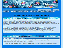 Tablet Screenshot of flyingkirbypub.net